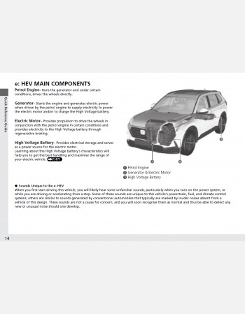 honda cr-v ehev 2025 owners manual rhd and lhd